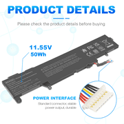 50Wh SS03XL Laptop Battery For HP EliteBook 830 G5 / 840 G5 / 735 G5 745