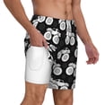 thumbnail image 3 of Picia Cool Car pattern Mens Swim Trunks with Compression Liner Stretch Beach Shorts Quick Dry with Zipper Pockets No-Chafing Board Shorts-X-Large, 3 of 9