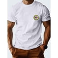 thumbnail image 1 of Camisetas de manga corta para hombre con diseños estampados de atún, perfectas para primavera y verano., 1 of 5