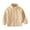 Beige, variant on Kukoosong Toddler Boys' Girls' Fleece Jackets Zip Up Hoodless Kids Winter Clothes Long Sleeve Solid Color Lightweight Jackets Outerwear for 2 Years