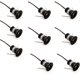 thumbnail image 1 of 9 Pack Black Mini 12V LED Recessed Ceiling Spotlight IP65 Waterproof 3000K Warm White Light, 1 of 5