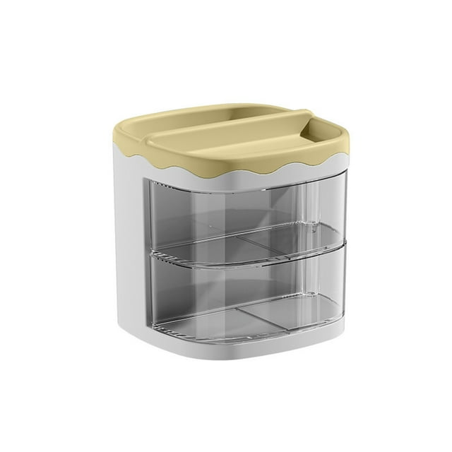 Modular Office Supply Organizer, Stackable Drawer Box for Pens, Clips, and Small Items, Compact Design