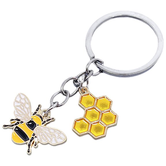 Bag Bee Keychain Nice Decoration for Keys and Bags