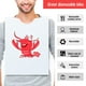 thumbnail image 3 of Baberos desechables SATINIOR 50 unidades Restaurante de Mariscos Blanco Rojo, 3 of 6