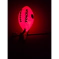 thumbnail image 3 of Glow in The Dark Football Light Up Led Football Birthday Gifts for Teen Boy Glowing Red Cool Football Stuff Outdoor Games for Evening Play Toys for Kids Ages 3 Old and up, Size 6, 3 of 10