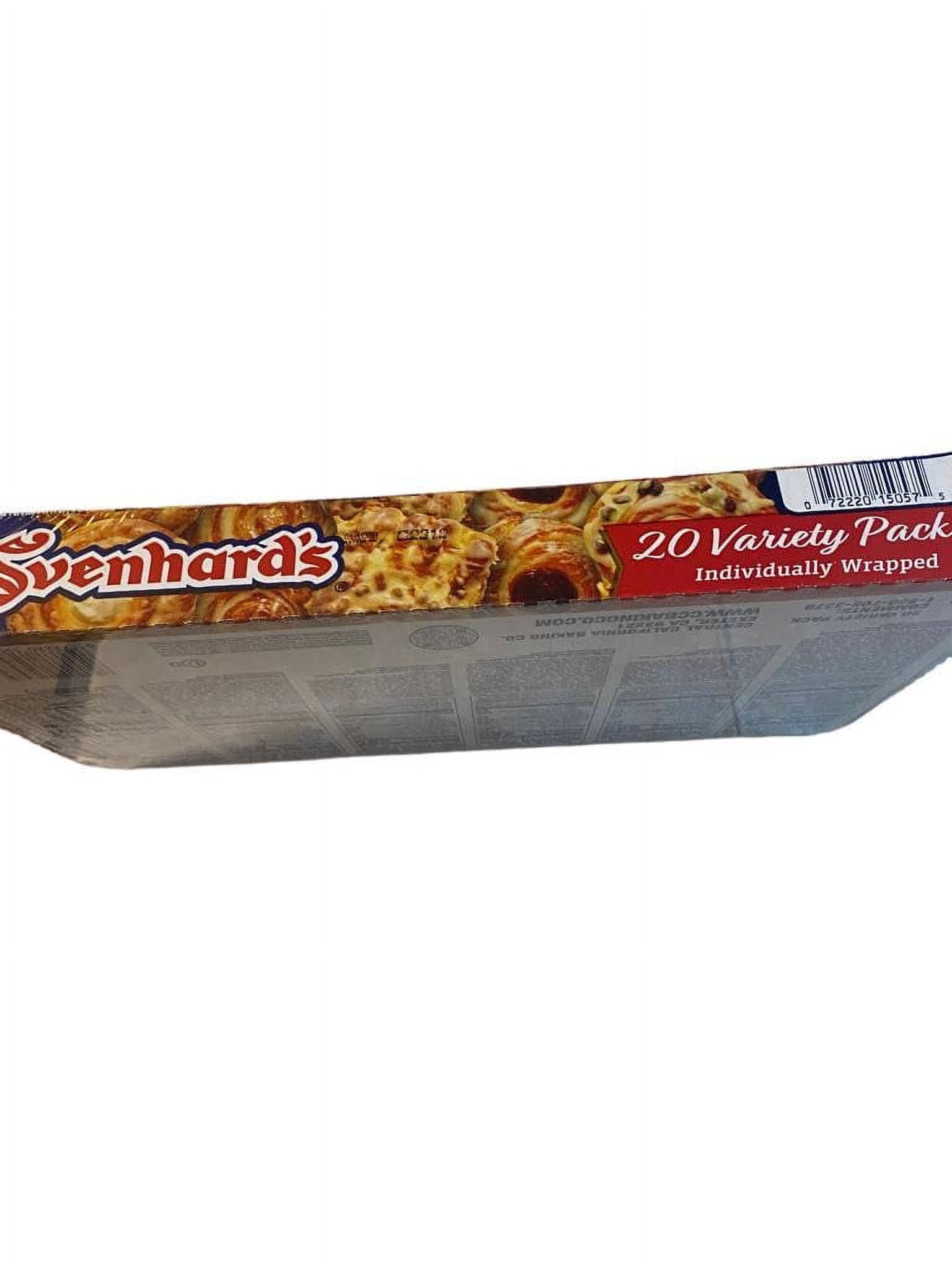 Variety Danish 20 count Cinnamon, Berry, Cheese,raisin,breakfast claw,