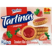 Marinela Tartinas Fresa Cookies, Strawberry Filled, Artificially Flavored, 8-Packs, 14.08 Ounces