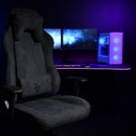 Arozzi Vernazza Soft Fabric Office & Gaming Chair - Pure Black