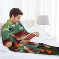 thumbnail image 6 of Sikiie Tree Frog Mens Pajama Set, Soft Warm Long Sleeve Sleepwear, Cozy Button-Down Pjs for Men-X-Large, 6 of 7
