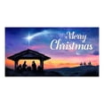 thumbnail image 3 of Holloyiver Christmas Nativity Garage Door Banner 6.5x4.9 ft, Large Christmas Garage Door Decorations, The Season Backdrop Background for Photo Holy Nativity Christmas Party Outdoor Banner, 3 of 5