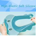 thumbnail image 2 of Gorro de baño para bebé Escudo Seguro para bebé Gorro de ducha para bebé Gorro de baño de champú de silicona ajustable Proteger los oídos de los ojos para bebés Niños pequeños Niños Niños LingWen 9024715118196, 2 of 5