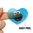 thumbnail image 4 of Sesame Street Cookie Monster Face Heart Shaped Planner Calendar Scrapbook Craft Stickers, 4 of 8