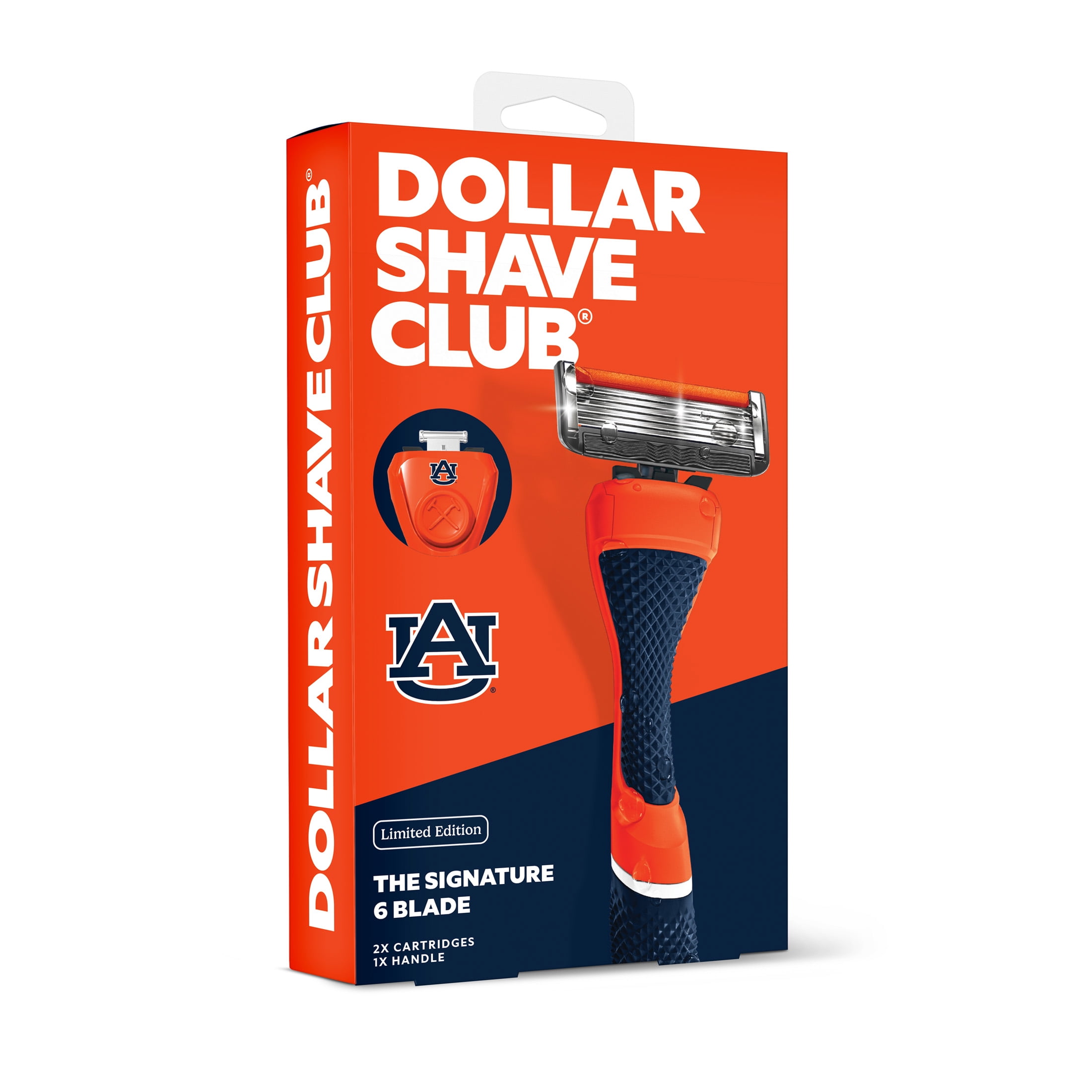 Dollar Shave Club Auburn 6-Blade Razor Starter Set