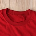 thumbnail image 3 of Conjuntos de ropa de manga larga con camiseta de Papá Noel y pantalones a rayas para bebés y niñas de Navidad, 3 of 5