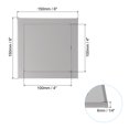 thumbnail image 2 of 4x4 inch(100x100mm) Self-Adhesive Access Panel, ABS Plumbing Access Doors Easy Wall Hole Cover, Grey, 2 of 6
