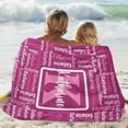thumbnail image 6 of Name Blanket Personalized Blanket for Adult Kids Flannel Customized Personalized Blankets and Throws, 6 of 6