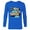 Navy, variant on Avengers Super Hero Mighty Dad Birthday Fatherās Day - Long Sleeve T-Shirt for Men - Customized-Black