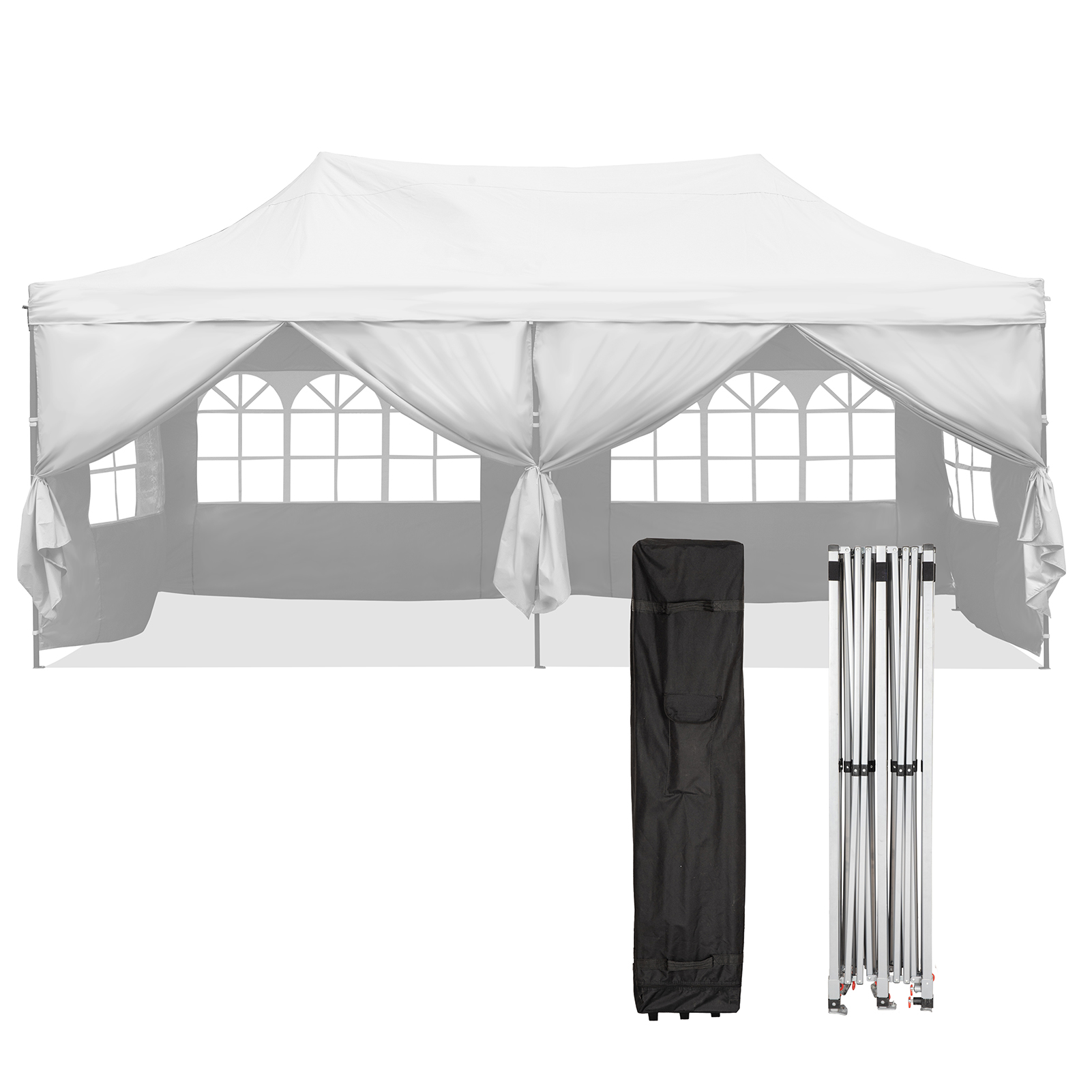 Heavy Duty Canopy Tent for Parties 10x20 Easy Up Outdoor Patio Tents