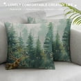 thumbnail image 3 of Qinduosi Rustic Pillow Covers Set of Holiday Throw Pillow Covers Nature Forest Decorative Pillowcase Square Cushion Cover for Home Couch Sofa Bedding Decor, 3 of 5