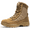 BROWN, variant on NORTIV 8 Men's Military Tactical Work Boots Side Zipper Leather Motorcycle Combat Boots Trooper(6-8 Inches)