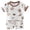 A54-Brown, variant on Toddler Boys Summer Clothes 2T 3T 4T 5T Kids 2 Pcs Short Sleeve Graphic Tees and Stretch Shorts Set Toddler Sets for Boys 6T 7T Children 5-6 Years