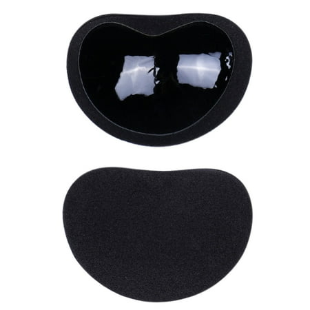 

Stickable Waterproof Ultra Push Up Bra Pads 1 Pair Silicone Invisible Bra Chest Pad Black
