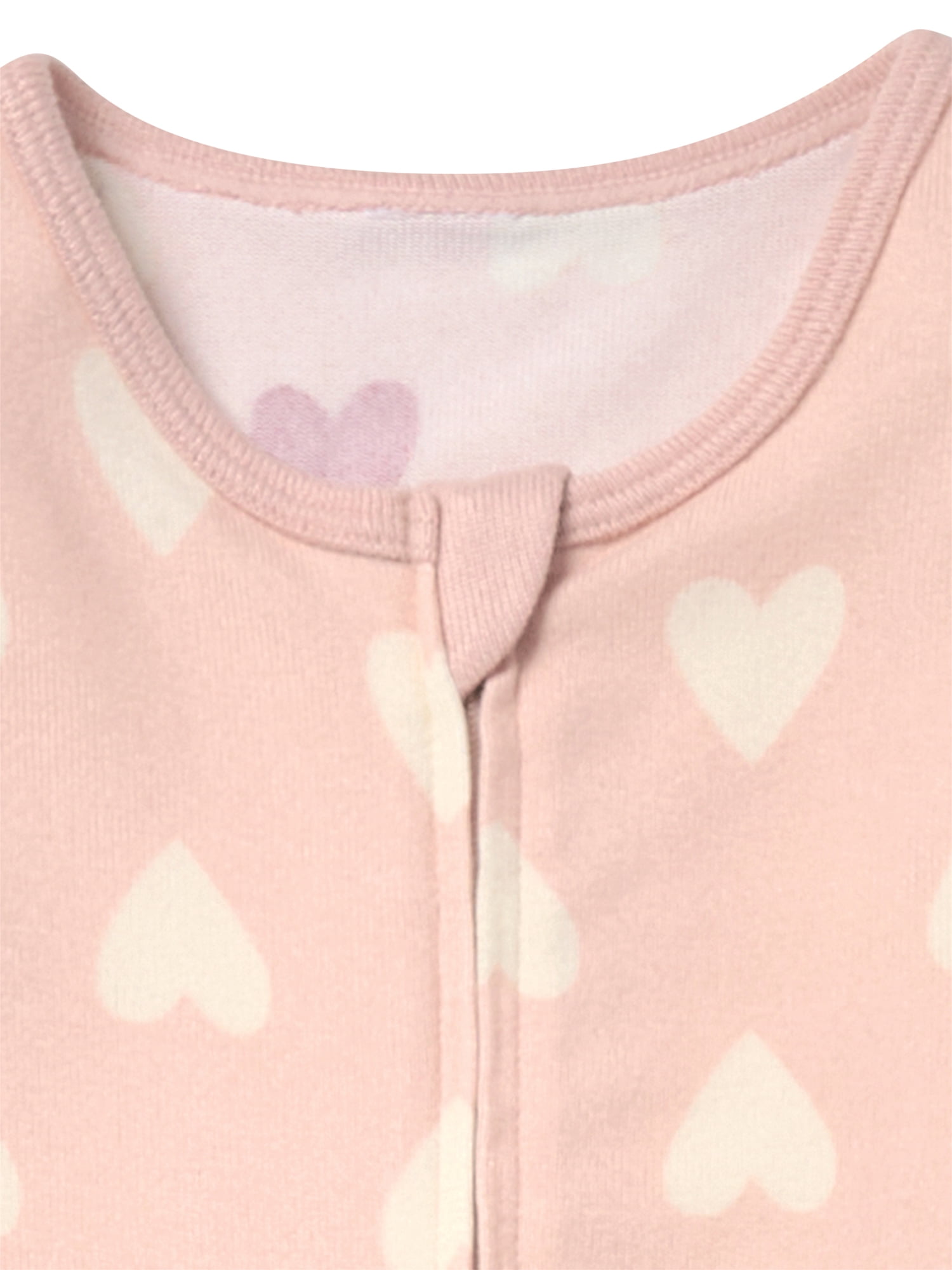 Modern Moments by Gerber Baby & Toddler Neutral Valentine´s Day Super Soft One-Piece Pajama, Sizes 0/3M-5T