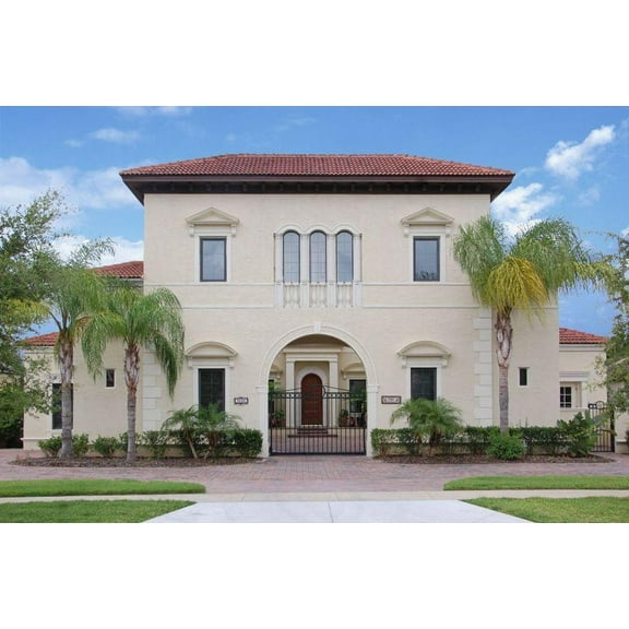 556-75: Italianate Luxury 5 Bed, 7 Bath Luxury Home Plan, 4457 Sq Ft: Full Blueprints with License to Build by Home Plan Marketplace - Lesuto