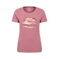 thumbnail image 1 of Mountain Warehouse - Camiseta Paisaje de Orgánica para Mujer (Rosa Oscuro), 1 of 4