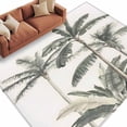 thumbnail image 2 of 6'x9' Area Rugs, Tropical Palm Tree Indoor Outdoor Area Rug for Living Room Bedroom, Summer Beach Botanical Washable Bathroom Rugs Kitchen Floor Carpet Mats Home Decor Aesthetic, 2 of 8