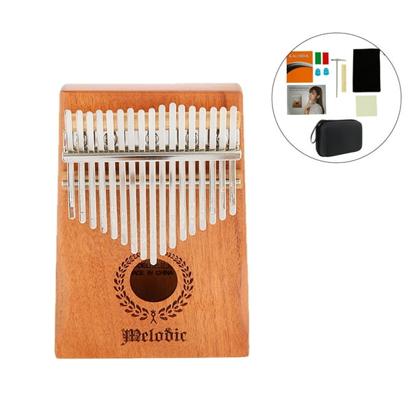 Odomy Kalimba Piano 17 Keys Carimba Thumb Piano Portable Mbira Sanza Diy Wood Finger Piano Walmart Com Walmart Com