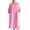 07# Pink, variant on UKHCCC Women's Linen Cotton Loose Fit V-Neck Midi Dress with Pockets Casual Summer Flowy A-Line Silhouette Solid Button Detail S-3XL