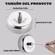 thumbnail image 2 of 2pcs Tendedero De Ropa Retráctil Carrete plata brillante, 2 of 5