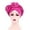 Hot Pink, variant on HNMKIU Fashionable Women's Beaded Braid Bucket Hat with Ruffle Detail and Satin Lined Hair Bonnet for Sleep and Style Beige,One Size