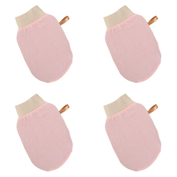 Exfoliating Glove Dual Sided Body Scrub Mitt for Smooth Skin Deep Revive Glow Spa Quality Exfoliation for All Skin Types Men Women Reusable Bath Shower Mitt