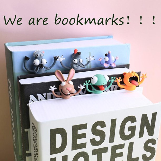 Nuevos marcadores 3d Shiba Inu Book Markers Cartoon Animal Style Seal Octopus