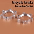 thumbnail image 4 of Wosthever Bridas de frenos de disco de bicicleta de 44mm/48mm, tuerca de bloqueo de aleación de aluminio, brida de rosca, adaptador de freno de disco, Ciclismo 44 mm Wosthever CZ7731-01, 4 of 6