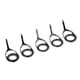 thumbnail image 1 of Kit de reparación de 5 guías de caña de pescar con anillo SIC para armar cañas de pescar. 7mm, 1 of 7