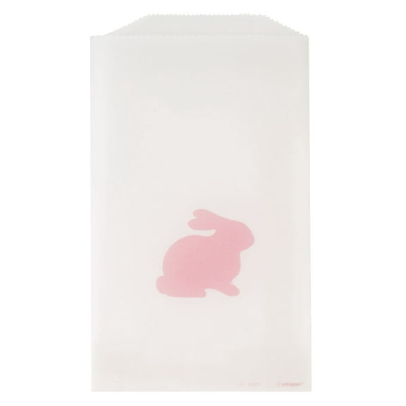 Unique Industries White Easter Party Bags, 8 Count