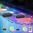 thumbnail image 1 of Kbndieu Plastics Solar Light Solar-Powered Pool Light Rgb Outdoor Garden Lamp Waterproof Solar Light Remote-Controlled LED Lantern Lighting & Ceiling, 1 of 9