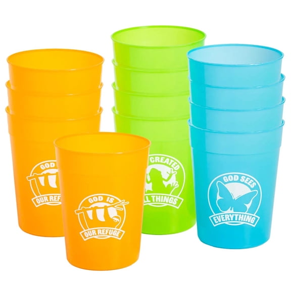 10 oz. Rainforest VBS Reusable Plastic Cups - 12 Ct.