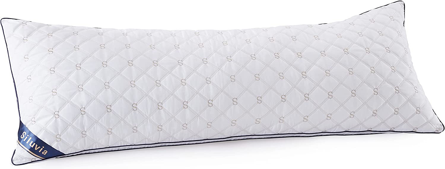 Body Pillow for AdultsPremium Adjustable Loft Quilted Body Pillows