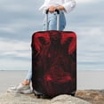 thumbnail image 4 of Uemuo Red Gothic Skeleton Throne Printed Washable Luggage Cover - Fashion Suitcase Protector Fits 18-32 Inch Luggage -Small, 4 of 9