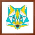 thumbnail image 2 of Abstract Wolf Isolated on White Background. Polygonal Triangle Geometric Illustration, Animals Framed Art Print Wall Art by vanillamilk Sold by Art.Com, 2 of 5