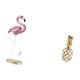 thumbnail image 5 of Estatua de flamenco de resina, escultura, figura de pájaro, adorno decorativo, pintada a mano, patrón de plumas vívido, material de resina, adecuada p, 5 of 8