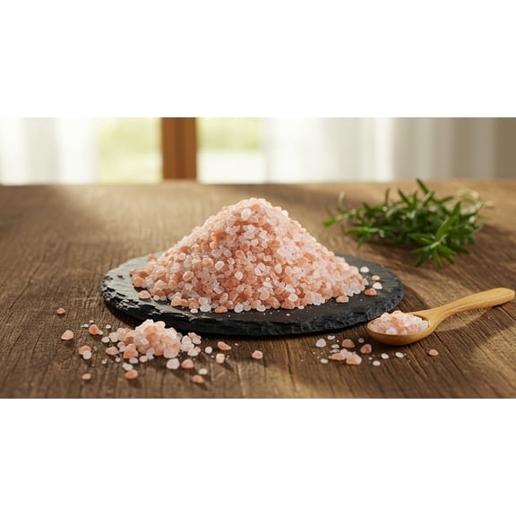 100% Authentic Himalayan Salt  Coarse Grade 3-5mm (Peppercorn Size)  5 Pounds Kosher Certified perfect for Paleo and Keto