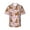 Cavapoo Dog Flower, variant on Cavalier King Charles Spaniel Dogs Flower Floral Men'S 3d Print Casual Button Down Shirts, Novelty Hawaiian Short Sleeves 2xl