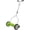 Green + Grey + Steel, variant on 16in Push Reel Lawn Mower for Small Lawns, Blue Color Steel Manual Grass Cutter with Adjustable Cutting Height