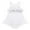 White, variant on Aislor Kids Girls Lyrical Latin Jazz Irregular Hems Dress Shiny Sequins Ballroom Dancewear