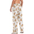 thumbnail image 7 of Top-kevin Christmas Winter Men's Pajama Pants Cartoon Gingerbread Men Snowflakes Super Soft Lounge Pajama Bottoms with Pockets, 7 of 7